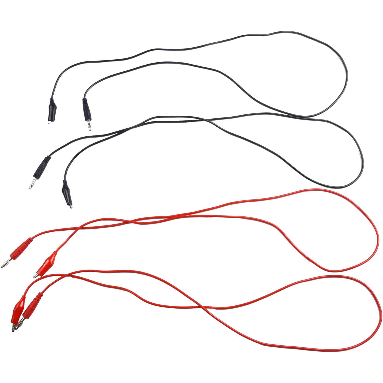 4Mm Banana Plug To Crocodile For Alligator Clip Test S For Multimeter