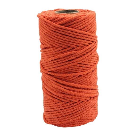 4Mm Cotton Rope 100M, Diy Hand-Woven Tapestry Decoration Binding, Multi-Purpose For Crafting Gardening Wedding Birthday Fence Decor Flower Shop Bouquet Wrapping