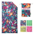 thumbnail image 1 of 4Monster Microfiber Beach Towel, Quick Dry Lightweight Towel, Large, Colorfulfish, L, 1 of 6