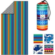4Monster Microfiber Beach Towel Quick Dry,Super Absorbent Lightweight Towel for Swimmers, Sand Free Towel, Beach Towels for Pool, Swim, Water Sports