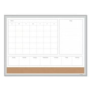 U Brands 4N1 Magnetic Dry Erase Combo Board 24 x 18 White/Natural 3890U00-01