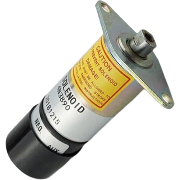 4N3890 Shut Off Solenoid 24V For Caterpillar CAT 3304 3306 3406B 3406C 3408 3408B Engine