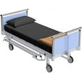 thumbnail image 1 of 4OO Thread Count, 2 Pcs Hospital Fitted Set, 100% Egyptian Cotton, 1 Piece Fitted and 1 Pillowcase - Dark Gray Solid, Twin Size ( 39" x 75" + 8" ), 1 of 4