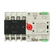 4P 100A Double Power Automatic Transfer Switches Electrical Selectors Switches Generator Changeover Switches Enduring