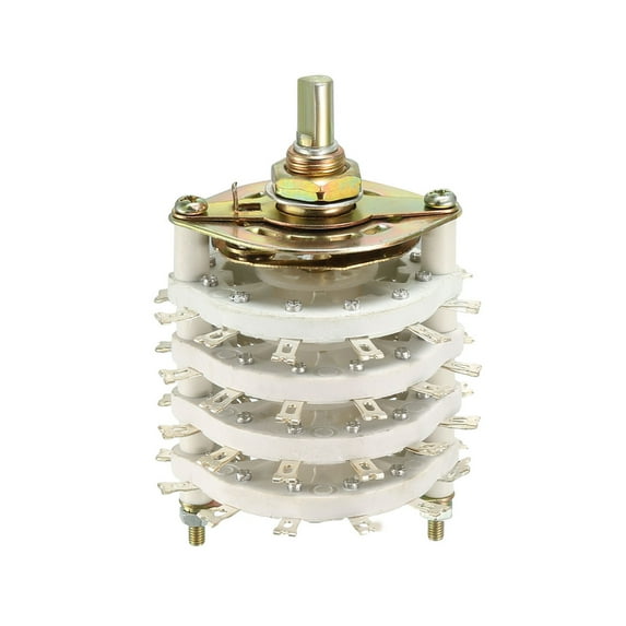 4P11T 4 Pole 11 Position 4-Deck Band Channel Rotary Switch Selector