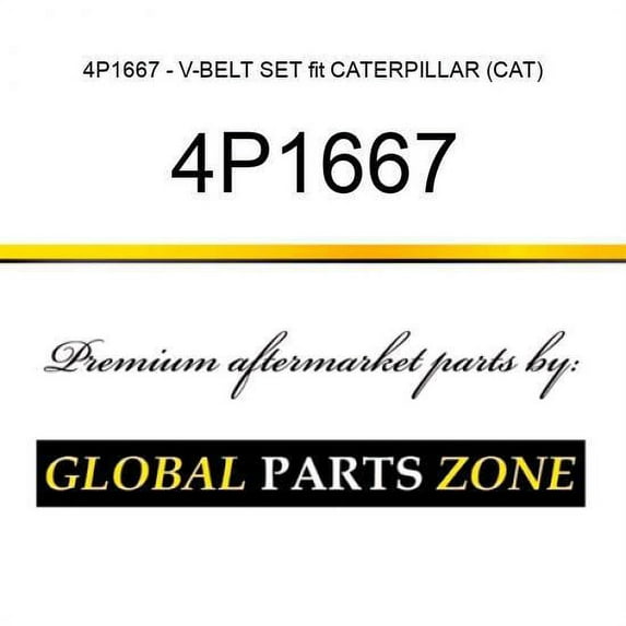 4P1667 - V-BELT SET fit CATERPILLAR (CAT)