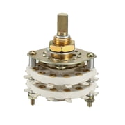 4P5T 4 Pole 5 Throw 2-Deck Band Channel Rotary Switch Selector