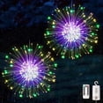 thumbnail image 1 of 4PACK Battery Bouquet Firework String Light, 120 LED Starburst Lights Remote Control for Wedding Christmas Party Decor, Multicolor, 1 of 9