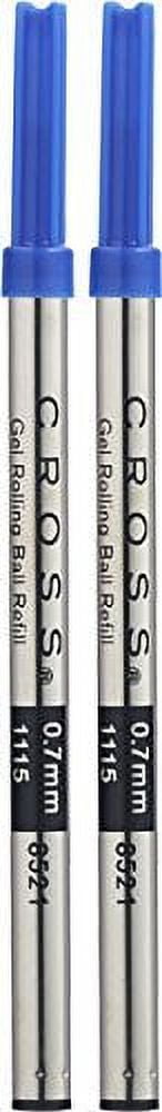 4PACK: Cross Selectip Gel Rollingball Pen Refill, Blue, 2 per card (8521-2)