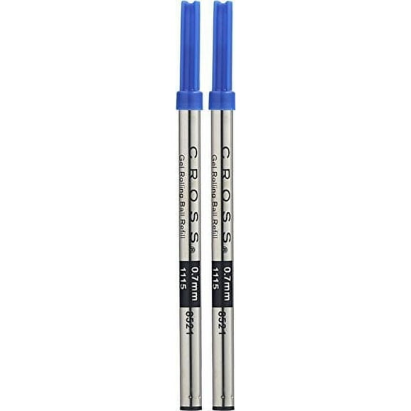 4PACK: Cross Selectip Gel Rollingball Pen Refill, Blue, 2 per card (8521-2)