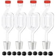 thumbnail image 1 of 4PACK Twin Bubble Airlock Set, Fermentation Airlock,Brewing Airlocks Brew Kits Airlocks for Fermenting with 4 Stoppers + 10 Grommets$$Home Decor, Kitchen, & Other, 1 of 6