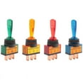 thumbnail image 1 of Mawalde 4PC 12V DC 20A LIGHT ILLUMINATED TOGGLE SWITCH CONTROL CAR BOAT DASH SPST ON/, 1 of 5