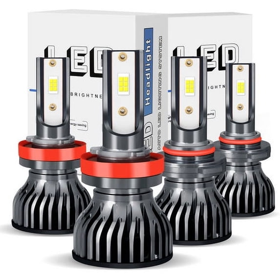 4PC 6000K LED Headlight High Low Beam Bulbs Kit Bright for 2004-2008 Toyota Solara