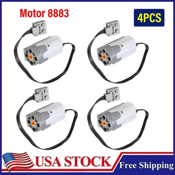 4PC 8883 Power Functions M Motor For Lego Electric Assembled Building Block Toys