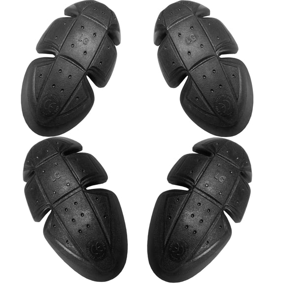 4PC Advanced CE PU Armor Street Cruiser Motorcycle Biker Jacket Removable 4 PC Black Set