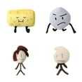 thumbnail image 1 of 4PC Battle for Dream Island Plush Toys, 6 Inch BFDI Plushies, Ultrasoft BFDI Merch Stuffed Animals Dolls, Cartoon Anime Toys Home Decorations, Birthday Christmas Gifts for All Ages, 1 of 8
