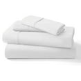 thumbnail image 1 of 4PC Bedding Set, 100% Organic Cotton 600 Thread Count, 18" Deep Pocket - [Queen, White], 1 of 7
