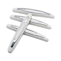 4PC Car Door Side Protector Strips, Anti-Scratch and High-Quality ABS PVC, Universal Fit for Cars, SUVs and RVs, Easy Installation, Stylish Protection