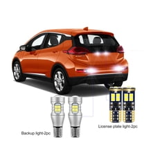 4PC Car LED Bulbs For Chevrolet Bolt EV 2017-2021 LED Car Reverse Backup Light License Plate Light CANBUS