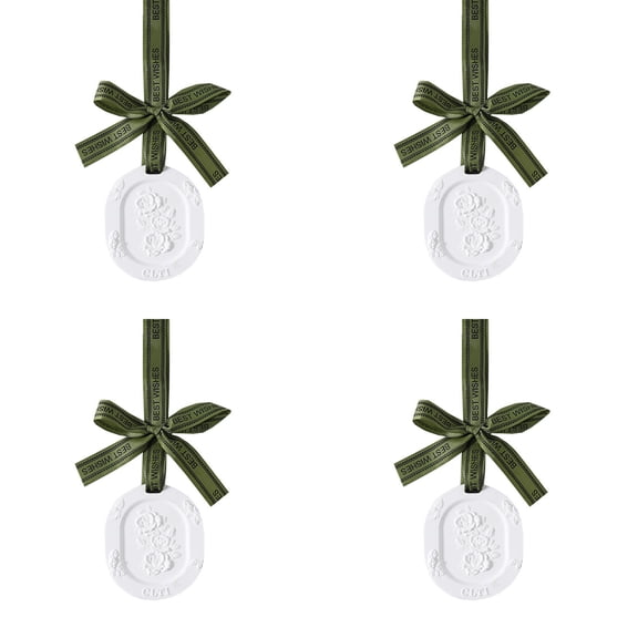 4PC Claydisc Oil Passive Diffusers For 6 Aroma Flower Car Passive Oil Diffuser Improves Sleep And Stress For Room Cars Bathroom Home