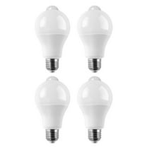 4PC E27 LED Motion Sensor Bulb Lamp PIR Light Auto On/OFF Night for Porch Stairs Garage Lights 12W