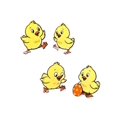 thumbnail image 1 of 4PC Easter chick refrigerator magnet 3D printing, 1 of 1
