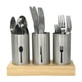thumbnail image 1 of 4PC Flatware Caddy Holder Stainless Steel Small, 1 of 4