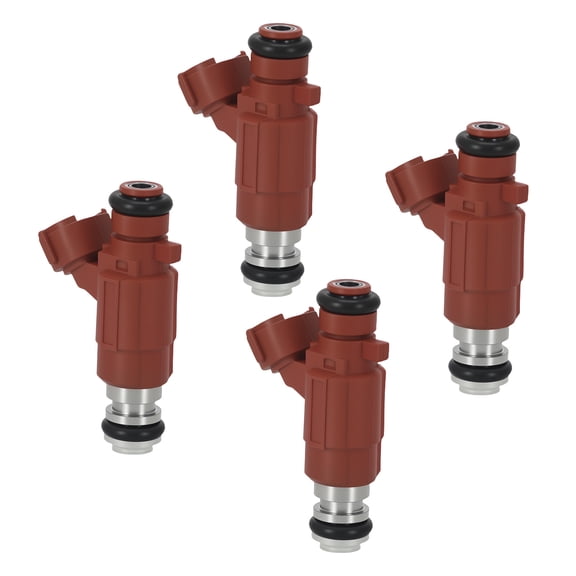 4PC Fuel Injector Set for Nissan Sentra 1.8L GXE XE 2000-2002, FJ745 166005M100 0280155937 842-12247, 4-Hole Gasoline Engine Fuel System Direct Replacement with O-Rings