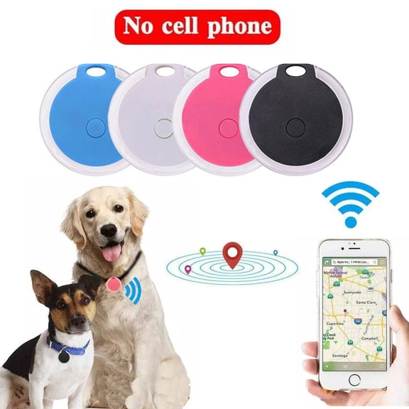 4PC GPS Tracker for Dogs,tractive gps dog tracker,GPS Dog Tracker, Anti Lost Collar,GPS Cat Tracking Device with Alarm for Pets,Dogs,Vehicles,Kids,Elderly,White