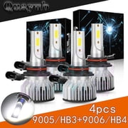 4PC LED Headlight Bulbs High & Low Beam Combo Kit 6000K For 2008-2015 International Prostar