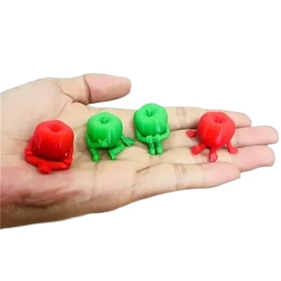 4PC Mini Apple Figure 3D Printing