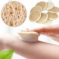 thumbnail image 1 of 4PC Natural Loofah Cleansing Face Towel Pulp Exfoliating Makeup Remover Deep Cleaning Skin Reusable Washcloth, 1 of 8
