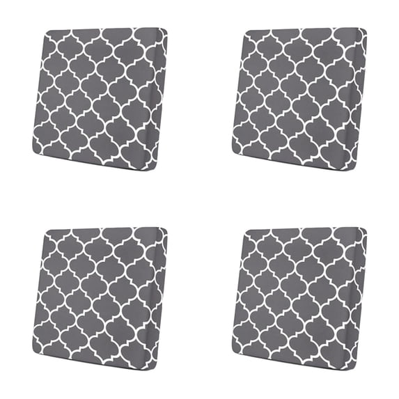 4PC Outdoor Cushion Covers for Patio Furniture, Stretch Outdoor Couch Cushion Covers Replacement Chair Seat Sofa Slipcovers, Patio Slipcover Set,20x20 Inch