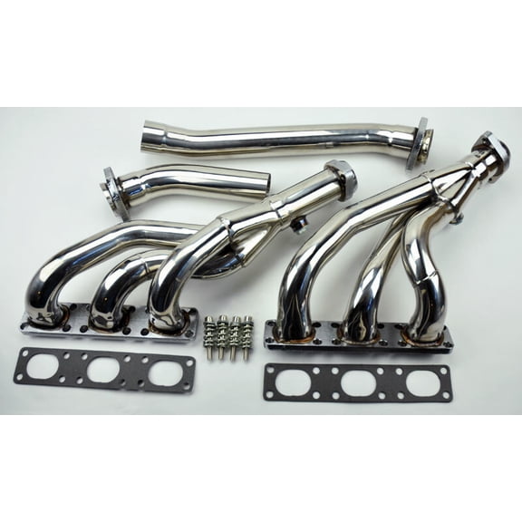 4PC Performance Exhaust Manifold Headers FITS BMW E46 E39 Z3 2.5L 2.8L 3.0L L6