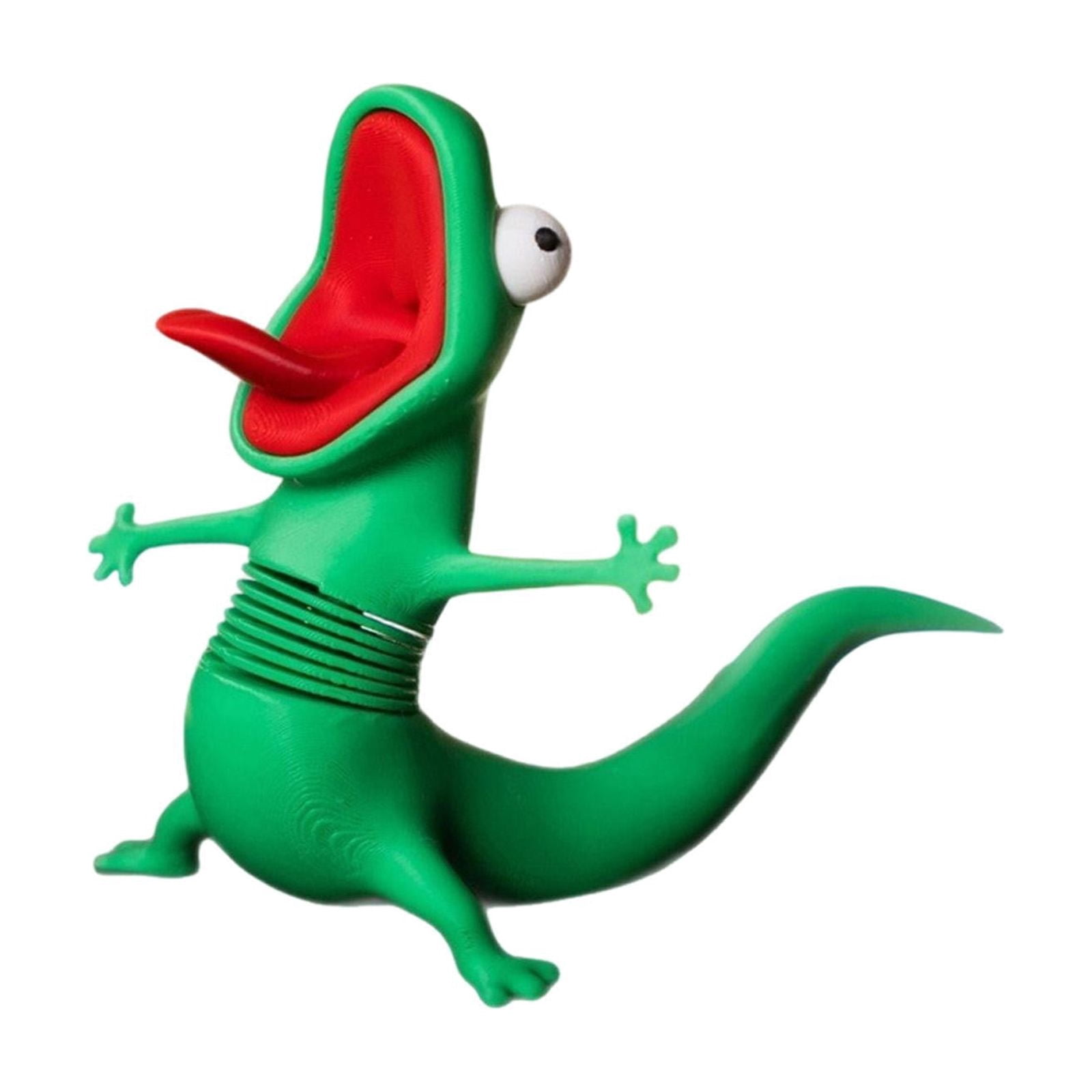 Alberta Lizard 4PC Roadside Lizard Buddy 3D Printed Wobble Lizard Toys with Spring ...