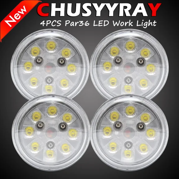 4PC Round Led Work Lights Headlight For Deere Tractor 3040,3140,3150, 3155