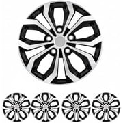 4PC Set 15 16 & 17 Hubcaps Wheel Cover Universal fit Most of Cars Spyder Performance Wheel Cover Spyder Performance, 15 Inches