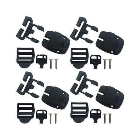 4PC Set Spa Hot Tub Cover Broken Repair Kit Have Slot - Replace Latches Clip Lock With Keys And Hardwares, Xinsrenus Under $5! 4PC Set Spa Hot Tub