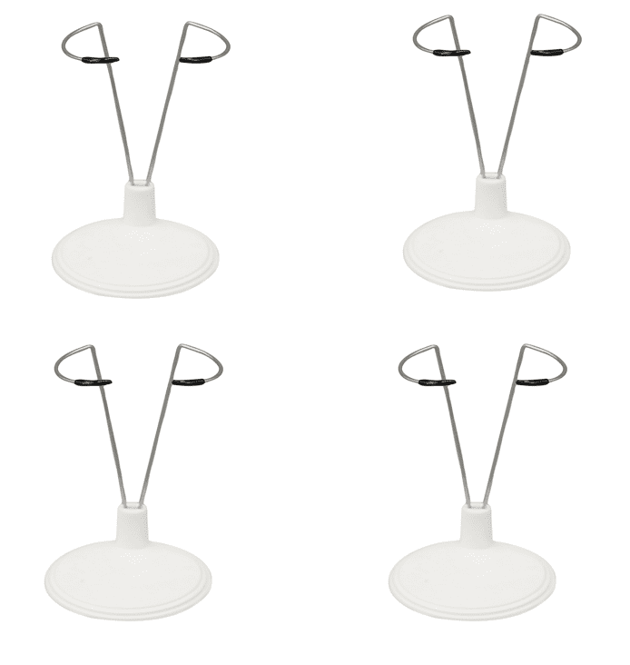 NUOBESTY 6Pcs Doll Stand Display Holder Doll Support Stand