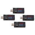 thumbnail image 1 of 4PC USB Ammeter Voltmeter LCD Digital Blue and Red Display Current Voltage Meter, 1 of 11