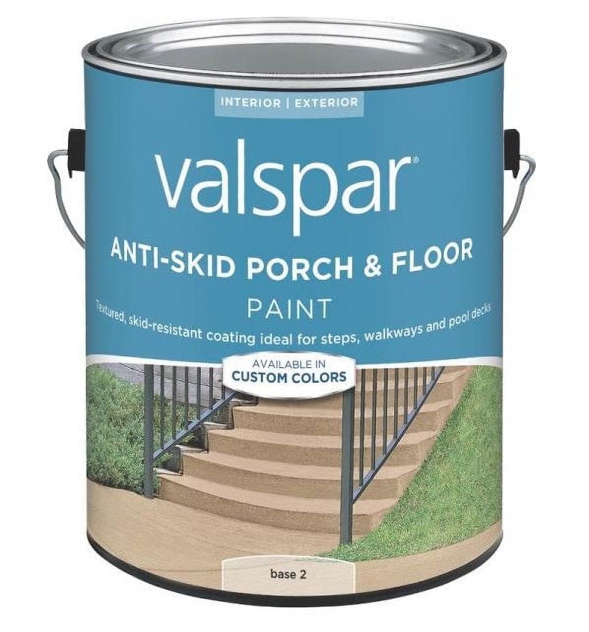 4PC Valspar Valspar 024.0082032.007 AntiSkid Porch & Floor Paint