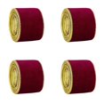 thumbnail image 1 of 4PC Velvet Wired Ribbon, Christmas Ribbon for Gift Wrapping, Crushed Velvet Wired Ribbon for Christmas Tree Decoration,Big Bow Gifts Wrapping,Crafts Wreaths Supplies, 2.5 Inch Wide, 2.2 Yards Leng, 1 of 7