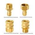 thumbnail image 1 of 4PC Washing Machine Water Pipe Washing Machine Conversion 1/4 Connector Brass, 1 of 5