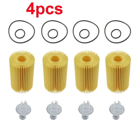 4PCS 04152-38020 Oil Filter For Land Cruiser J200 2008-11 13-18 5.7L 3UR-FE V8
