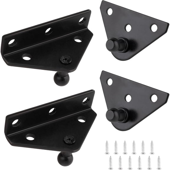 4PCS 10mm Ball Stud Brackets, Premium Gas Strut Mounting Bracket, Brackets for Lift Supports Shocks Spring Prop, Mount, Lifting Bracket