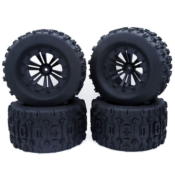 4PCS 125mm 1.9 Beadlock Wheel Rim Tire Set for 1/10 RC Crawler Car TRX4 RC-4WD D90 SCX10 II III ,C
