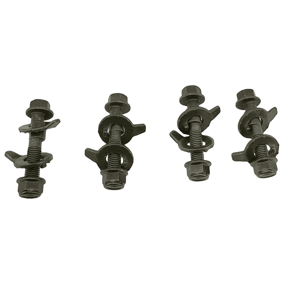 4PCS 14mm Car Steel Front & Rear Wheel Alignment Cam Bolt Adjustable Camber Kit