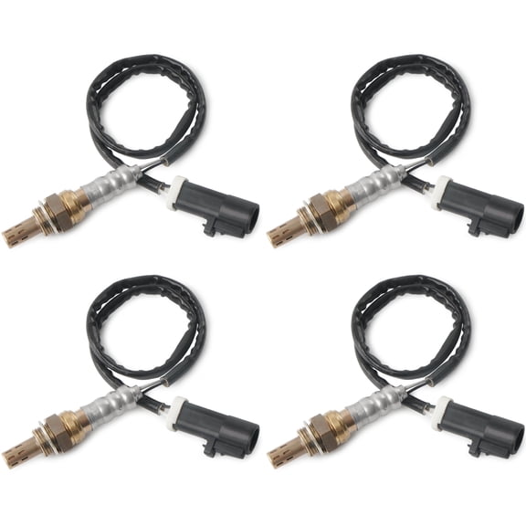 4PCS 15717 Oxygen Sensor Upstream Downstream O2 Sensor Compatible with Ford F150 F250 F350 Ranger Escape Explorer Mustang Foucs Expedition Mazda Lincoln Jaguar Mercury Aston Martin Replace 15716