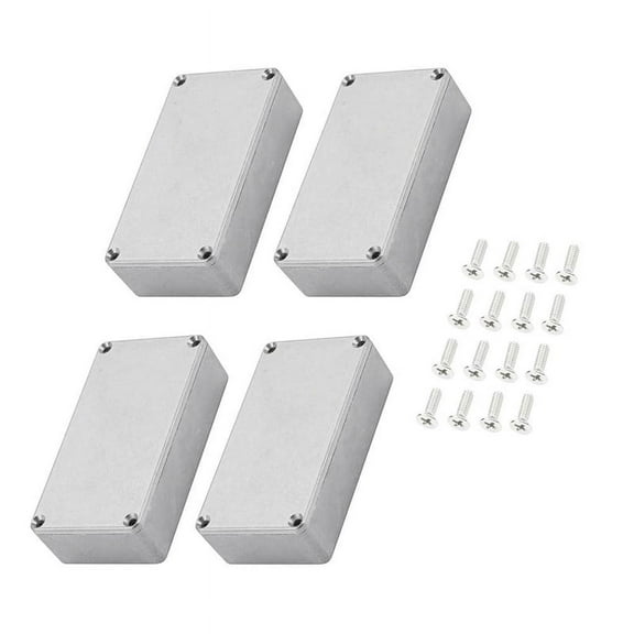 4PCS 1590B Guitar Pedal Enclosure Aluminum Diecast Stomp Box
