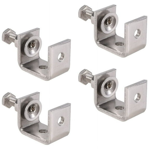 4PCS 16-25mm Heavy Duty Woodworking Clamp Set 304 Stainless Steel C Clamp Clamp Tools for Welding/Carpenter